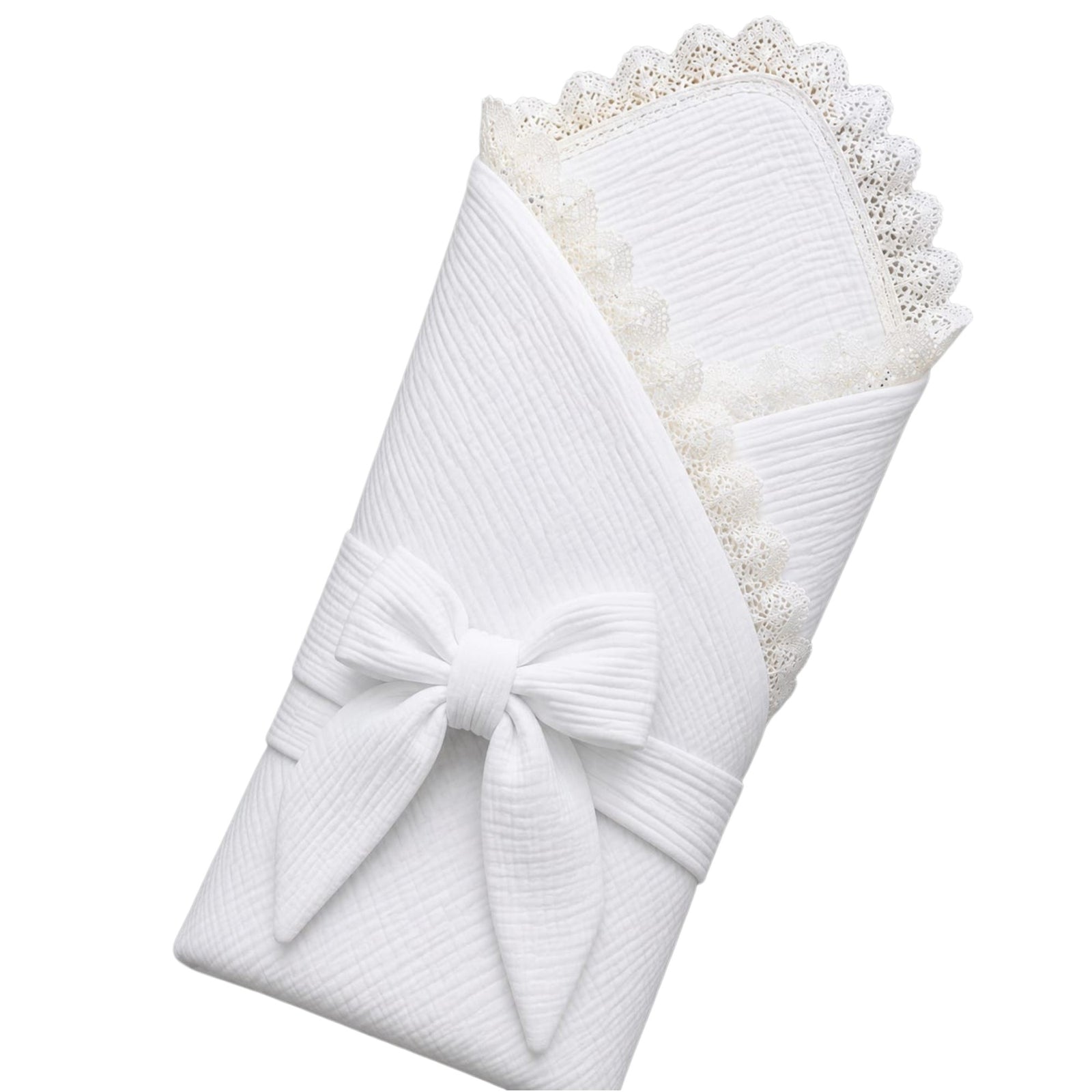 Muslin Cotton Quilted/Non Quilted Blanket - White (95 x 95 cm)