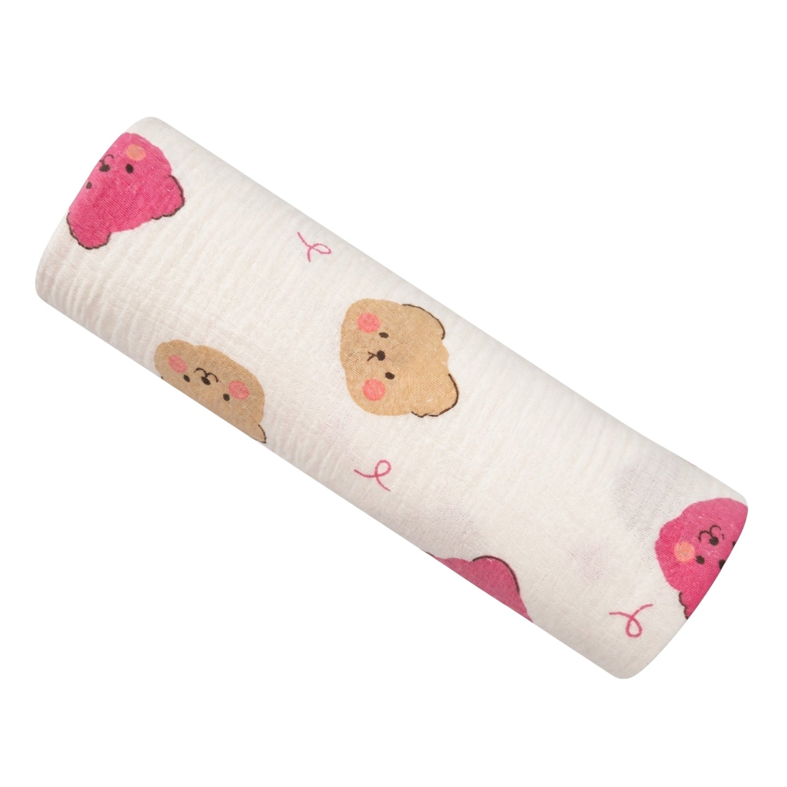 Muslin Swaddle 2 Layered - Colorful Bear (90 x 70 cm)